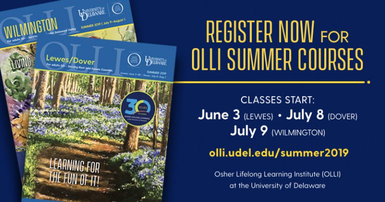 OLLI summer registration available now - Osher Lifelong Learning Institute